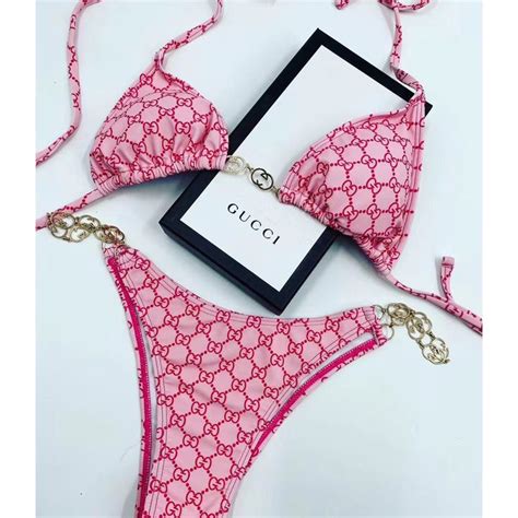 gucci print bikini